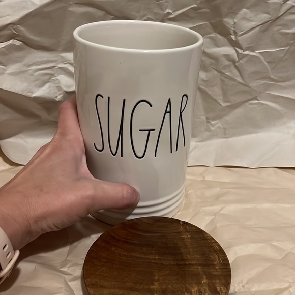 Ribbed bottom sugar cellar - Picture 3 of 3